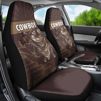 Skull Cowboy Car Seat Cover Vintage Style
