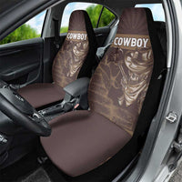 Skull Cowboy Car Seat Cover Vintage Style