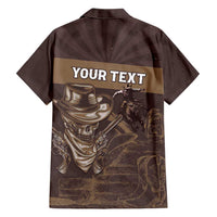 Personalised Skull Cowboy Hawaiian Shirt Vintage Style