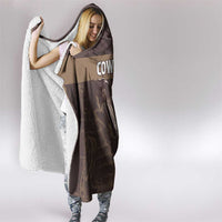 Skull Cowboy Hooded Blanket Vintage Style