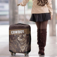 Skull Cowboy Luggage Cover Vintage Style