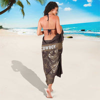 Skull Cowboy Sarong Vintage Style