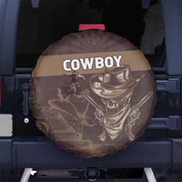 Skull Cowboy Spare Tire Cover Vintage Style