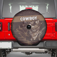 Skull Cowboy Spare Tire Cover Vintage Style