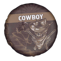 Skull Cowboy Spare Tire Cover Vintage Style