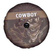 Skull Cowboy Spare Tire Cover Vintage Style