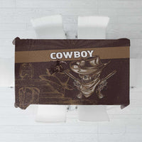 Skull Cowboy Tablecloth Vintage Style