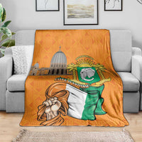 Ivory Coast Independence Day Blanket Yamoussoukro Coat Of Arms