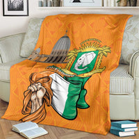 Ivory Coast Independence Day Blanket Yamoussoukro Coat Of Arms