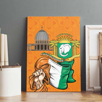 Ivory Coast Independence Day Canvas Wall Art Yamoussoukro Coat Of Arms