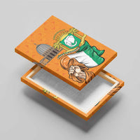 Ivory Coast Independence Day Canvas Wall Art Yamoussoukro Coat Of Arms