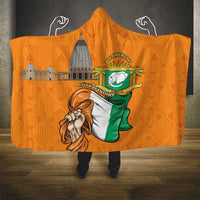 Ivory Coast Independence Day Hooded Blanket Yamoussoukro Coat Of Arms