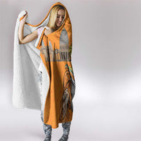 Ivory Coast Independence Day Hooded Blanket Yamoussoukro Coat Of Arms