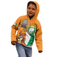 Personalised Ivory Coast Independence Day Kid Hoodie Yamoussoukro Coat Of Arms