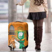 Ivory Coast Independence Day Luggage Cover Yamoussoukro Coat Of Arms