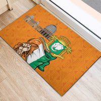 Ivory Coast Independence Day Rubber Doormat Yamoussoukro Coat Of Arms