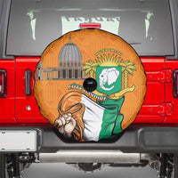 Ivory Coast Independence Day Spare Tire Cover Yamoussoukro Coat Of Arms