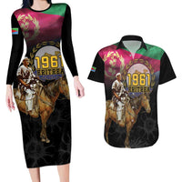 Happy Eritrea Revolution Day Couples Matching Long Sleeve Bodycon Dress and Hawaiian Shirt Remember Hamid Idris Awate - Wonder Print Shop