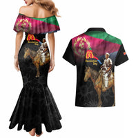 Happy Eritrea Revolution Day Couples Matching Mermaid Dress and Hawaiian Shirt Remember Hamid Idris Awate - Wonder Print Shop