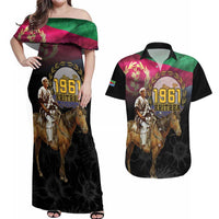 Happy Eritrea Revolution Day Couples Matching Off Shoulder Maxi Dress and Hawaiian Shirt Remember Hamid Idris Awate - Wonder Print Shop