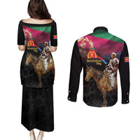 Happy Eritrea Revolution Day Couples Matching Puletasi and Long Sleeve Button Shirt Remember Hamid Idris Awate - Wonder Print Shop