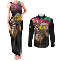 Happy Eritrea Revolution Day Couples Matching Tank Maxi Dress and Long Sleeve Button Shirt Remember Hamid Idris Awate - Wonder Print Shop