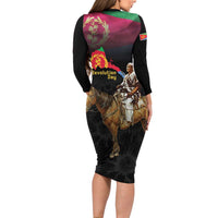 Happy Eritrea Revolution Day Family Matching Long Sleeve Bodycon Dress and Hawaiian Shirt Remember Hamid Idris Awate - Wonder Print Shop