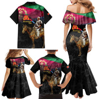 Happy Eritrea Revolution Day Family Matching Mermaid Dress and Hawaiian Shirt Remember Hamid Idris Awate - Wonder Print Shop
