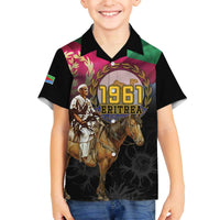 Happy Eritrea Revolution Day Family Matching Off The Shoulder Long Sleeve Dress and Hawaiian Shirt Remember Hamid Idris Awate - Wonder Print Shop