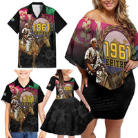 Happy Eritrea Revolution Day Family Matching Off Shoulder Short Dress and Hawaiian Shirt Remember Hamid Idris Awate - Wonder Print Shop