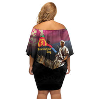 Happy Eritrea Revolution Day Family Matching Off Shoulder Short Dress and Hawaiian Shirt Remember Hamid Idris Awate - Wonder Print Shop