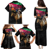 Happy Eritrea Revolution Day Family Matching Puletasi and Hawaiian Shirt Remember Hamid Idris Awate - Wonder Print Shop