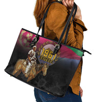 Happy Eritrea Revolution Day Leather Tote Bag Remember Hamid Idris Awate - Wonder Print Shop