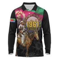 Happy Eritrea Revolution Day Long Sleeve Polo Shirt Remember Hamid Idris Awate - Wonder Print Shop