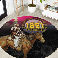 Happy Eritrea Revolution Day Round Carpet Remember Hamid Idris Awate - Wonder Print Shop