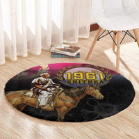 Happy Eritrea Revolution Day Round Carpet Remember Hamid Idris Awate - Wonder Print Shop