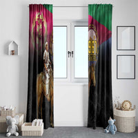 Happy Eritrea Revolution Day Window Curtain Remember Hamid Idris Awate - Wonder Print Shop