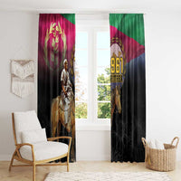 Happy Eritrea Revolution Day Window Curtain Remember Hamid Idris Awate - Wonder Print Shop
