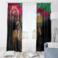 Happy Eritrea Revolution Day Window Curtain Remember Hamid Idris Awate - Wonder Print Shop