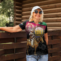 Happy Eritrea Revolution Day Women Polo Shirt Remember Hamid Idris Awate - Wonder Print Shop