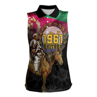 Happy Eritrea Revolution Day Women Sleeveless Polo Shirt Remember Hamid Idris Awate - Wonder Print Shop