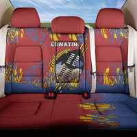 Eswatini Umhlanga Back Car Seat Cover Nguni Shield With Reed - Wonder Print Shop