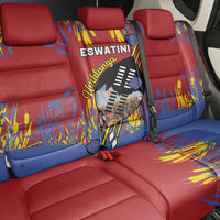 Eswatini Umhlanga Back Car Seat Cover Nguni Shield With Reed - Wonder Print Shop