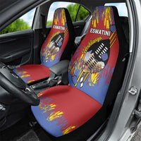 Eswatini Umhlanga Car Seat Cover Nguni Shield With Reed - Wonder Print Shop
