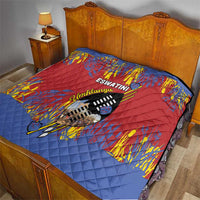 Eswatini Umhlanga Quilt Nguni Shield With Reed - Wonder Print Shop