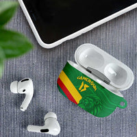 Custom Cameroon Basketball AirPods Case Go Champions Indomitable Lions - Wonder Print Shop