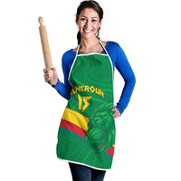 Custom Cameroon Basketball Apron Go Champions Indomitable Lions - Wonder Print Shop