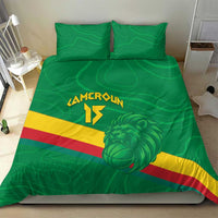 Custom Cameroon Basketball Bedding Set Go Champions Indomitable Lions - Wonder Print Shop