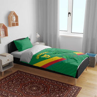 Custom Cameroon Basketball Bedding Set Go Champions Indomitable Lions - Wonder Print Shop