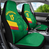 Custom Cameroon Basketball Car Seat Cover Go Champions Indomitable Lions - Wonder Print Shop